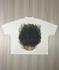 เสื้อยืดผ้าฝ้ายคุณภาพสูงสำหรับผู้ชายเสื้อยืดโอเวอร์ไซส์เข้ารูปแบบสตรีทเสื้อยืดผ้าฝ้าย100% น้ำหนักมาก - Product Image 3