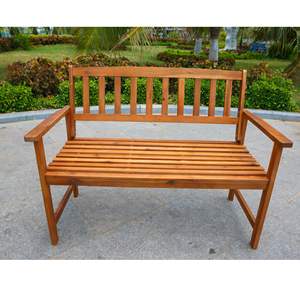 Optimal Farmhouse Style <b>Outdoor</b> bench for Hotels Customizable Color Logo High Quality Solid <b>Wood</b> Comfortable for Guests' - Product Image 2