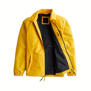 เสื้อโค้ชสำหรับผู้ชายเสื้อแจ็คเก็ตแบบถักมีฮู้ดระบายอากาศได้ดีสภาพใหม่ปากีสถานผลิตโลโก้ได้ตามต้องการสำหรับฤดูหนาว - Product Image 2