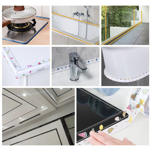<span class=keywords><strong>Cinta</strong></span> de sellado de PVC impermeable para <span class=keywords><strong>fregadero</strong></span>, ducha, baño, azulejos, huecos, autoadhesivo, cocina y baño, tira de calafateo de borde, producto de goma - Product Image 6