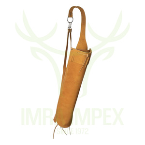 Chất Lượng Cao Bò Da Lộn Da Bắn Cung Trở Lại <span class=keywords><strong>Quiver</strong></span> Có Thể Điều Chỉnh Dây Đeo Vai Cho Săn Bắn Pakistan Mũi Tên Thiết Bị Phụ Kiện - Product Image 1