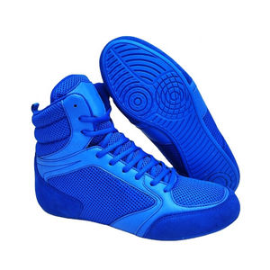 Botas de Boxeo Ligeras con Cordones para Principiantes y Luchadores Profesionales, Cuero Sintético que Ofrece Flexibilidad y Soporte para el Tobillo - Product Image 2