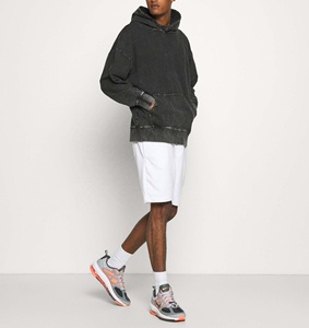 Personalizado transpirable Vintage Stone Wash Plus Size Drop Shoulder Hoodies en blanco Unisex Hoodie ácido lavado peso pesado Hoodie hombres - Product Image 3