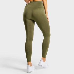 Custom Logo High Quality Front Seamless Comfortable OEM ODM Fitness Women Yoga Wear Tights <b>Leggings</b> for Women - Product Image 6