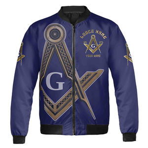 Custom Lodge Name Freemasonry We Meet Upon The Level Masonic Bomber <b>Jacket</b> High Quality Custom Made <b>Long</b> Sleeve 2025 <b>Jackets</b> - Product Image 5