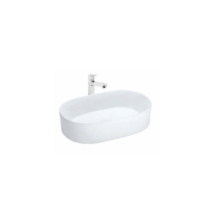 Mueble de baño de Color blanco de alta demanda, lavabo de tocador de mesa para Hotel, Villa y aplicación de oficina - Product Image 1