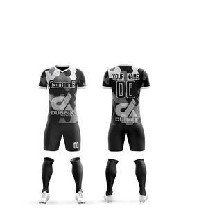Conjunto de Camiseta de Fútbol Internacional Profesional, Corte Ajustado, Personalizable con Nombre de Equipo, Diseño de Sublimación Directo de Fábrica, Transpirable - Product Image 4