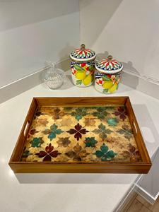 Plateau de service en bois MDF avec revêtement émaillé, design, hôtels et restaurants, articles de cuisine, plateau de table, haute qualité - Product Image 3