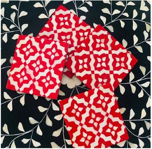 Hot Selling High Quality Natural <b>Placemats</b> Reusable Bone Inlay Coasters for Hotels Restaurants Online Set Tabletop Coaters Stone - Product Image 2