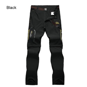 Pantalon de randonnée en toile épaisse et chaude, polaire décontracté, pour hommes, imperméable, coupe-vent, softshell, pour la randonnée, le camping, le ski, l'hiver - Product Image 2