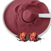 Bubuk Bunga Mawar Merah Kering Lembut |   Kosmetik & Herbal Multi-warna Kelas A1 Umur Simpan 3 Tahun PK Asal