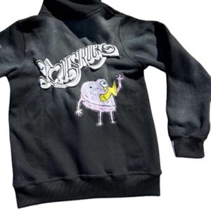 Sudaderas de invierno de algodón 100% pesado para hombre con Sudadera con capucha y sudadera con estampado de logotipo personalizado - Product Image 4