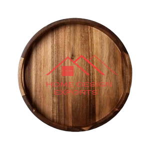Assiette de service en bois de conception nordique nouveauté assiette de service en bois au prix de gros à bas quantité minimale de commande meilleur vendeur - Product Image 6