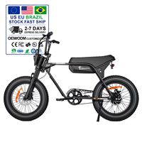 Vélos électriques ZUMI en gros, stock États-Unis Brésil, 48V 750W, pneus larges, pour adultes, vélos de ville, fournisseur direct d'usine, OEM ODM