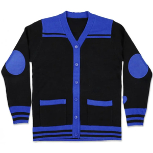 Suéter Cárdigan Holgado para Mujer, Tejido Suave y Cómodo, Manga Larga, Estilo Casual de Invierno, Acrílico/Poliéster, Estilo Coreano - Product Image 1
