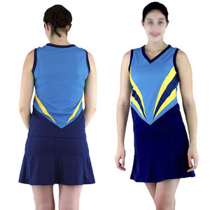 ชุดน็อตบอลคุณภาพสูง ชุดกีฬา ระบายอากาศ ซับเหงื่อ พิมพ์ลายด้านหน้าแบบซับลิเมชั่น ปรับแต่งได้ สำหรับผู้หญิง - Product Image 3