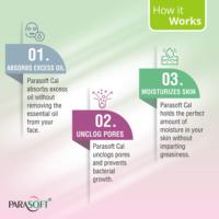 Parasoft Cal lotion hydratante pour le corps à la calamine, à l'aloe vera et à l'huile de rose pour apaiser et restaurer-70ml