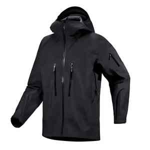 Veste coupe-vent d'hiver à capuche pour homme, 3 couches, coque rigide, fermeture éclair, imperméable, respirante, vêtements de sport, ski - Product Image 4