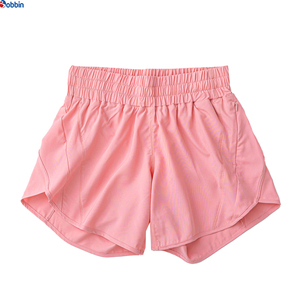 Shorts d'été pour femmes de qualité supérieure BOBBIN INDUSTRIES, double couche, élastique, séchage rapide, respirant, yoga, gym, sport, course à pied, léger - Product Image 1