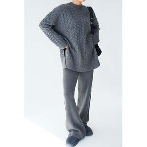 Smoke Braided <b>Knit</b> <b>Set</b> - Product Image 1