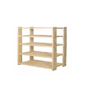 Estante de almacenamiento de zapatos de madera maciza Diseño moderno Acabado personalizado Accesorios para muebles para el hogar Zapatero - Product Image 5