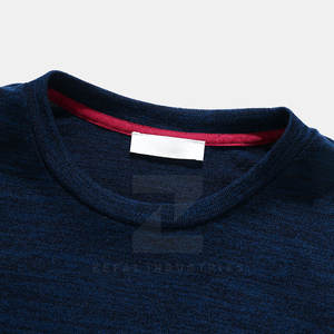Vente en gros de services OEM sweat-shirt basique en coton mélangé pour hommes sweat-shirt léger de couleur unie pour hommes - Product Image 3