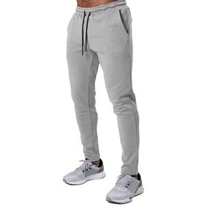 Vêtements décontractés pour hommes coupe régulière pantalons de jogging en coton pantalons de survêtement légers 100% coton couleur unie prix de vente bon marché - Product Image 1