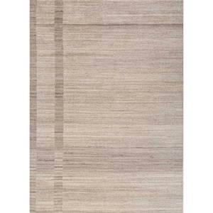 <b>Jean</b> Grey & Black Striped Wool Rugs Classic 10mm Jacquard Technique for Home Hallway or Bedroom-Hwl-149 - Product Image 1