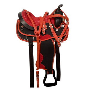 Silla de Montar Estilo Occidental con Armazón de Madera, Asiento Amplio Acolchado, Estribos Reforzados, Cuero Genuino, Personalizable - Product Image 6