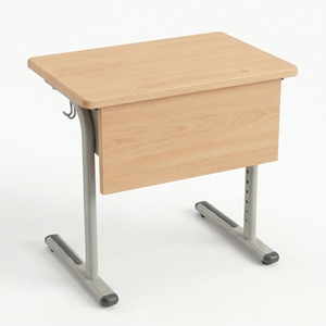 Best Sell ARSU Modern <b>Adjustable</b> Single Student <b>Desk</b> with Melamine Top Wire Basket for School Apartment & Hotel Use Wholesale - Product Image 4