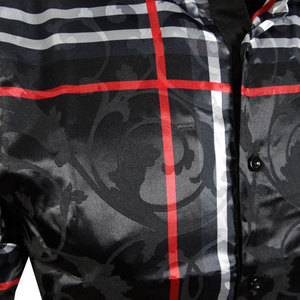 เสื้อเดรสทำงานมีกระดุมสำหรับผู้ชายเสื้อทำงานมีกระดุมแบบไม่มีรอยย่นปราศจากเหล็ก - Product Image 5