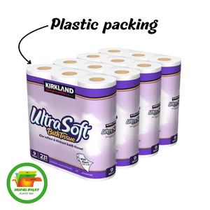 Fábrica OEM de Empaquetado de Papel Higiénico |   Bolsas de Plástico PE con Fondo Cuadrado, Impresión Personalizada y Duraderas |   Proveedor de Vietnam de la Marca Hung Phat - Product Image 3