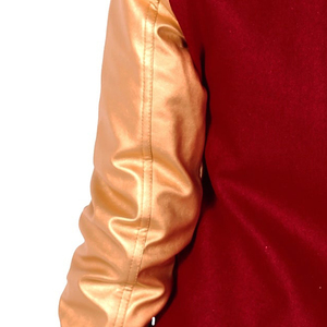 Sublimación personalizada o bordado Varsity Letterman chaquetas de béisbol Jersey de béisbol de invierno para adultos - Product Image 6