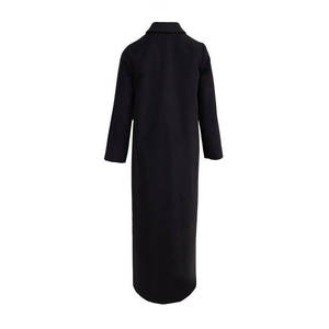Gabardina Vintage para Mujer con Cuello Bordado y Ribete de Piel Sintética - Product Image 2