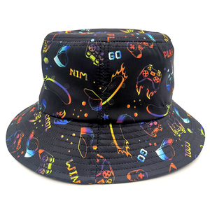 Chapeau seau en coton unisexe Casquette de pêche tricotée d'été avec logo personnalisé en fourrure Offre Spéciale de pêcheur de dessin animé coloré - Product Image 3