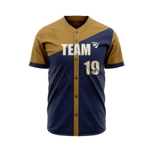 Uniformes de Béisbol Unisex de Alta Calidad, Transpirables, de Secado Rápido, Impresión por Sublimación Personalizada, 100% Poliéster, Diseño de Marca Privada - Product Image 3