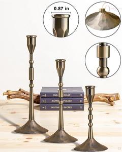 Metal Tealight Candle Holder for Home Decor Contemporary Design for Dining <b>Table</b> <b>Shelf</b> and Coffee <b>Table</b> - Product Image 3