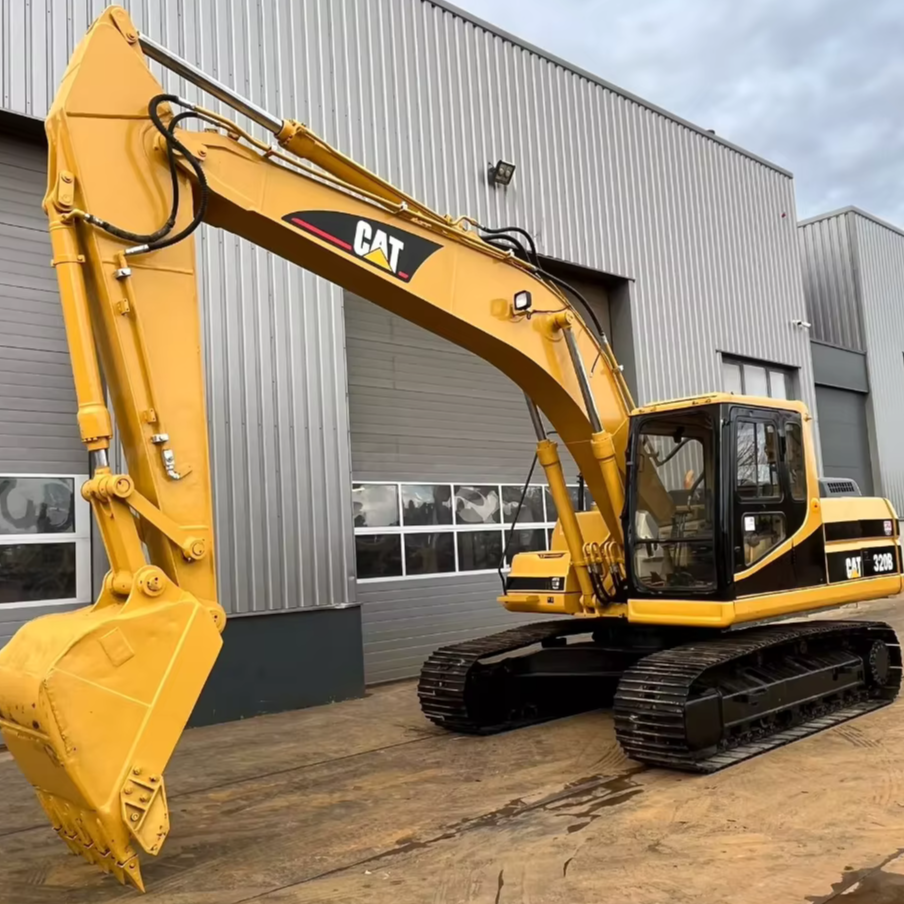 Buy Used Excavator Cat320B Crawler Excavator Low Working Hours Used Excavators for Sale From China