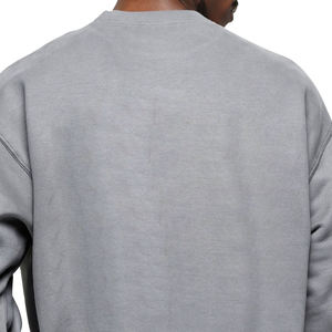 เสื้อสเวตเชิ้ตผ้าฟลีซทรงโอเวอร์ไซส์สำหรับผู้ชาย สไตล์สตรีทแวร์ เสื้อพูลโอเวอร์ผ้าฟลีซคุณภาพสูง ทรงหลวมแบบดรอปโชว์เดอร์ มีฮู้ด เนื้อผ้าหนา - Product Image 3