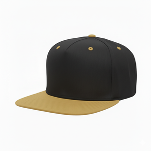 High Quality Two Tone Structured 5 Panel Snapback <b>Cap</b> <b>Flat</b> Brim Custom Logo Blank Sport Hat ODM OEM For Men <b>Women</b> Casual Wearing - Product Image 4