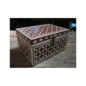 Sang trọng hình chữ nhật vuông trang sức bao bì hộp hiển thị với xương Inlay <span class=keywords><strong>New</strong></span> Arrival <span class=keywords><strong>2025</strong></span> - Product Image 4