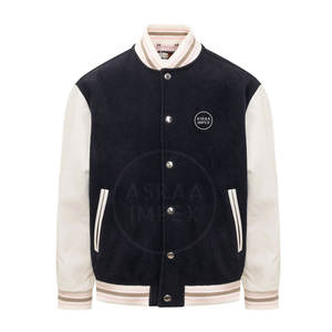 Chaqueta a prueba de viento con cuello levantado hecha a medida para hombre, nuevo estilo transpirable de alta calidad para invierno, Letterman, superventas - Product Image 1