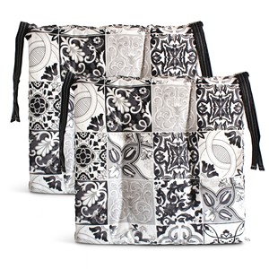 Cuscino per sedia in cotone e poliestere imbottito in morbido schiuma 40x40x4 cm con 4 punti di cucitura cuscini e cuscino per seduta 40x40x4 cm - Product Image 1