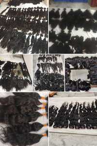 Venta al por mayor cutícula alineada 100% extensiones de cabello crudo virgen indio sin procesar de alta calidad de cabello humano directo de la India - Product Image 2