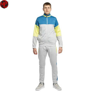 Profesional último diseño tu propio chándal de poliéster personalizado deporte Jogging chándal conjunto de chándal de entrenamiento para hombres - Product Image 1