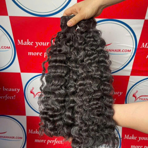 Extensiones de cabello rizado birmano Extensiones de cabello humano virgen vietnamita Paquetes rizados birmanos dibujados dobles - Product Image 2