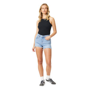 Shorts en jean boyfriend déchirés et délavés vintage pour femmes, mode décontractée d'été, mini shorts en denim sexy, OEM ODM, taille mi-haute - Product Image 3