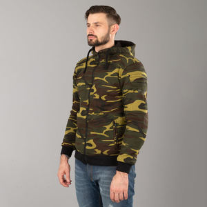 Sweat à capuche de moto de qualité supérieure vêtements de course automobile en aramide hommes équitation sweats à capuche zippés vêtements de sport de moto avec des protections supplémentaires - Product Image 4