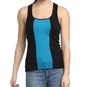 Femmes grande taille coton/fibre de bambou débardeur confortable léger Racerback Design Style solide vêtements de sport décontractés Pakistan - Product Image 5