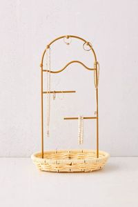 Modern Jewelry Stand with Two Arms for Necklaces <b>Rings</b> Earrings Sleek Jewelry Organizer for Stylish Home Decor and Jewelry - Product Image 4